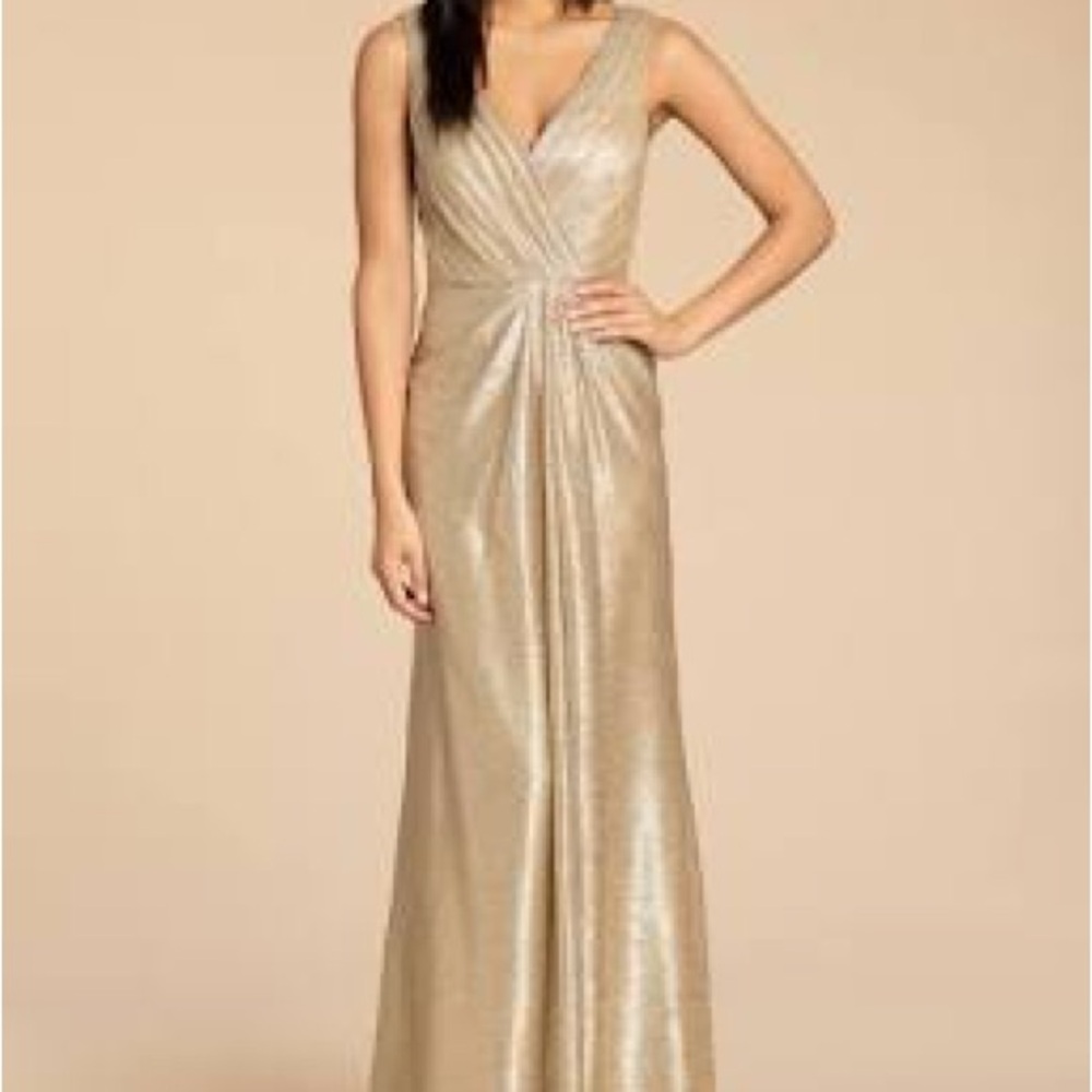 Hayley Paige Occasions Gold Gown